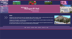 Desktop Screenshot of okanaganrvpark.com